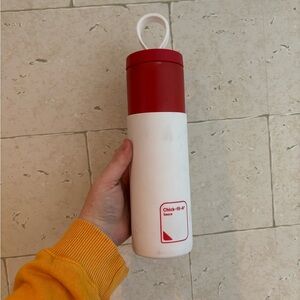 Chick-fil-A branded sauce bottle thermos or travel mug